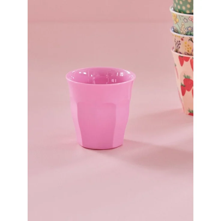 RICE A/S Becher Rice Trinkbecher Melaminbecher Dark Pink Medium – Bild 2