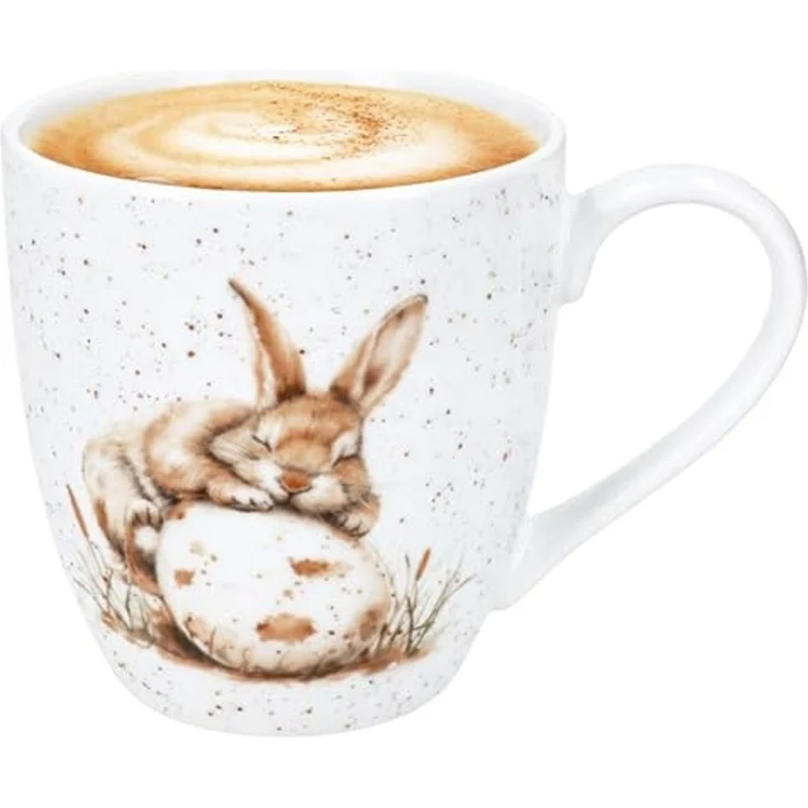 Ritzenhoff & Breker Becher Ritzenhoff Jumbobecher Bunny weiß 400 ml Porzellan Hase Oster-Geschirr, Porzellan – Bild 1