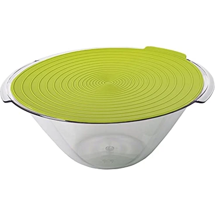 WESTMARK Salatschleuder Set 4tlg, inkl. Salatschüssel, -besteck und Dressingshaker, Kunststof – Bild 4