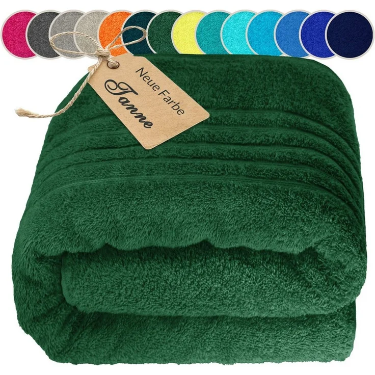 Lashuma Saunatuch XXL Handtuch London, Frottee (1-St), großes Badetuch Damen & Badehandtuch Herren 80x200 - Saunahandtuch – Bild 1