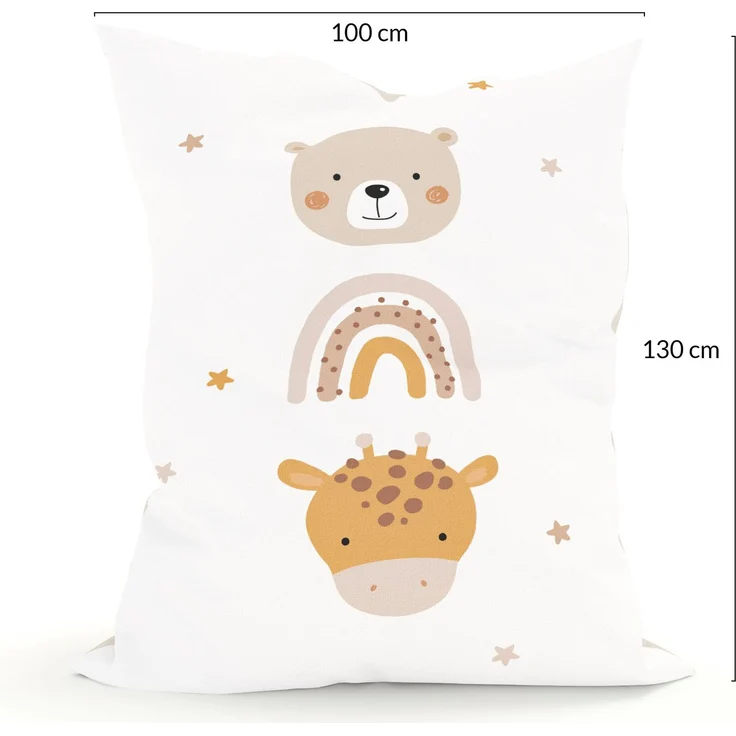 Green Bean® Kinder Sitzsack Little Friends 100x135cm mit 270 Liter hochwertiger EPS Perlen Füllung und waschbarem Motiv Wechsel-Bezug aus 100% Baumwoll – Bild 8