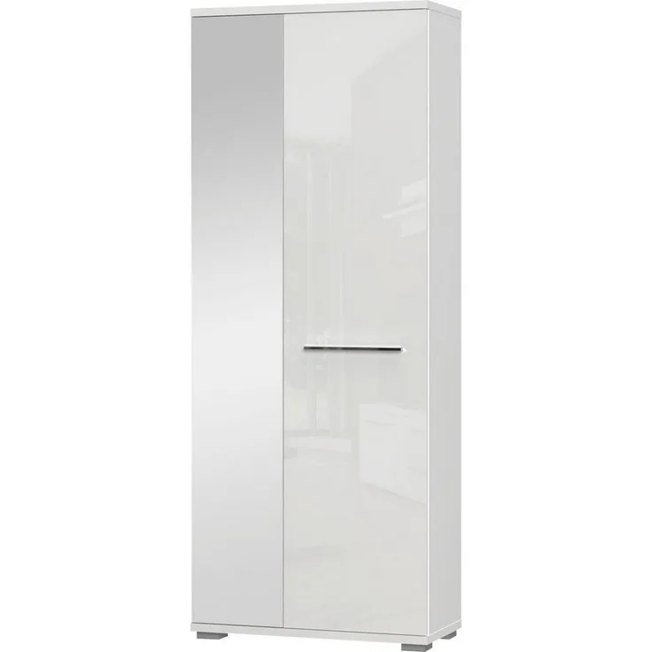 Places of Style Garderobenschrank Piano UV lackiert, hochglänzend, Soft-Close Funktion, mit Spiegel