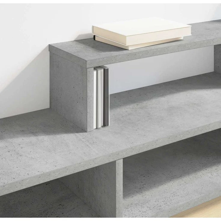 Wand-TV Stand, TV-Regal 150x25x28,5cm Holzwerkstoff – Bild 4