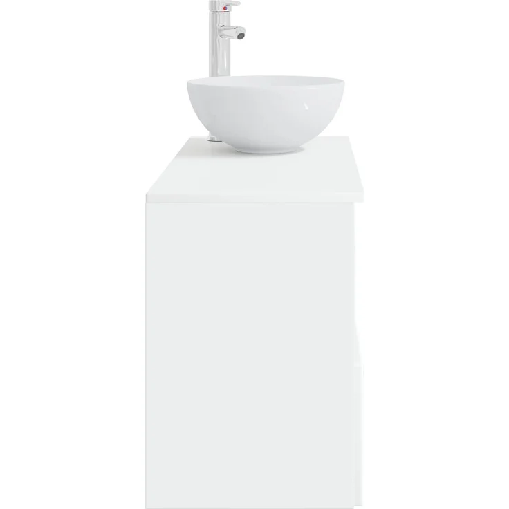 vidaXL Badezimmerschrank-Set 2 stk. Hochglanz Weiß 79,5 x 41 x 80 cm 3404038 – Bild 5
