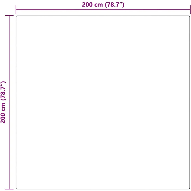 vidaXL Rutschfester Kunstfellteppich Olite Taupe 200 x 200 cm 42021753 – Bild 9