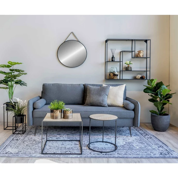 House Nordic Blumentöpfe, Stahl, schwarz, 2er-Set – Bild 5
