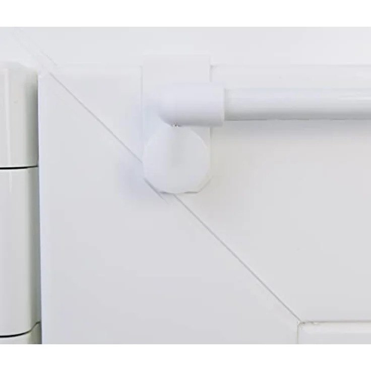 dekondo Fensterhaken Dekohaken Dekoklipp Fensterklipp Gardinenhaken, weiß, für einen Klemmbereich (Rahmenstärke des Fensters/Fensterdicke) von 10-25 mm - wählen Sie die richtige Größe beim Kauf aus, (10-St), oben oder seitlich am Fenster zu befestigen – Bild 5