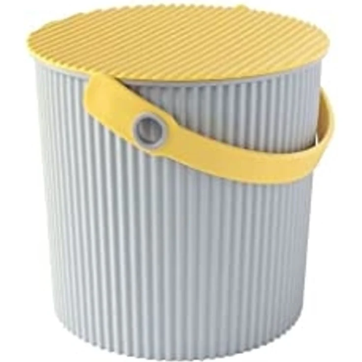 Hachiman Omnioutil Eimer mittel L Grau/Gelb 10 Liter – Bild 1