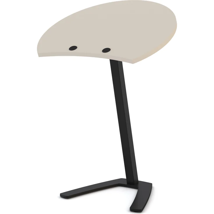 ASSMANN Laptoptisch Pontis Grau 60x50x72cm Metall Holz Melaminoberfläche – Bild 3