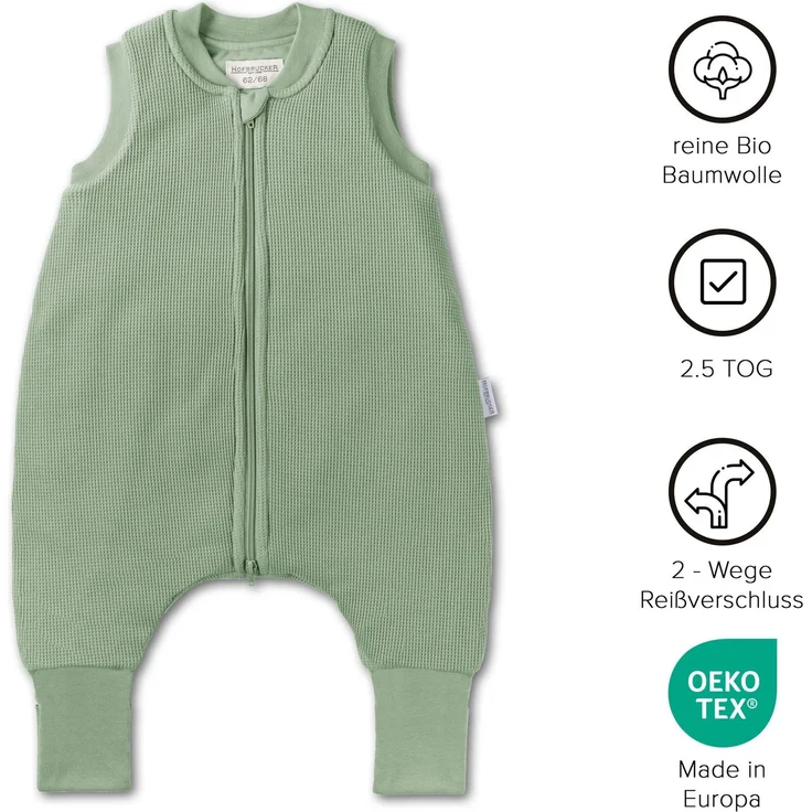 Hofbrucker Baby Winter Schlafsack mit Füßen MATTI – Bild 2