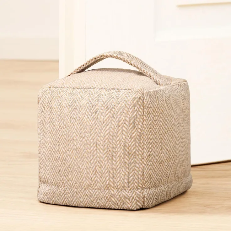 Praknu Bodentürstopper Türstopper Sack für Den Boden - Extra schwer 1Kg - mit Waschbarem (1 St), mit Tragegriff - Für Haus & Büro - mit rutschfesten Pads