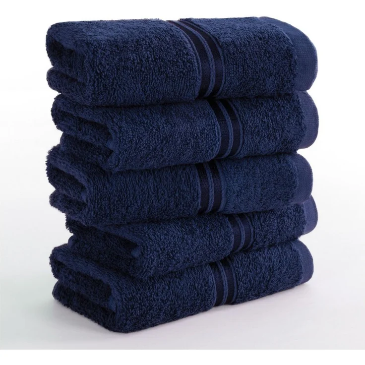 Hammetex Gästehandtücher 5er Set 30x50 cm, 100% Baumwolle Frottee – Bild 1
