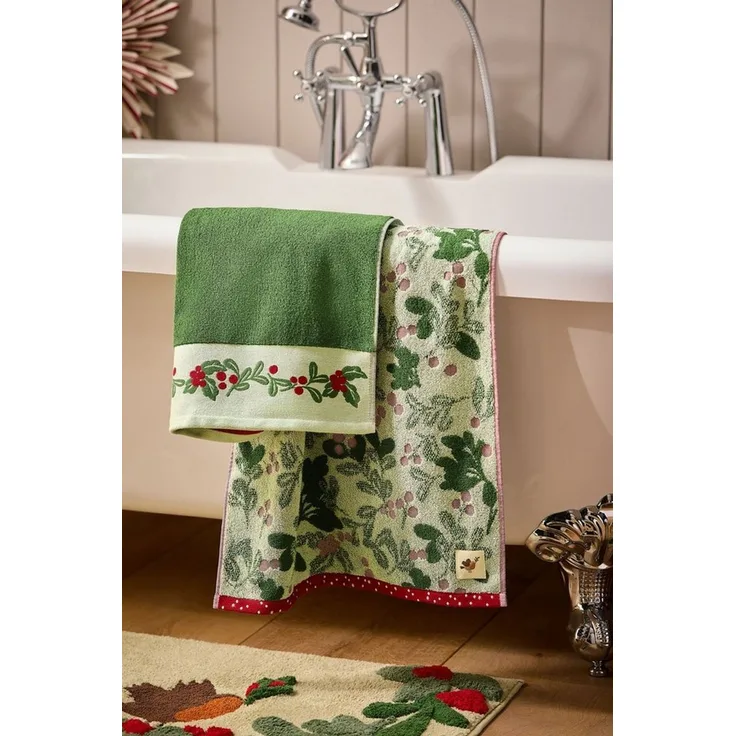 Next Handtuch Handtuch, Weihnachten/Stechpalme, (2-St)