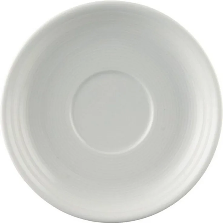 Frühstücksuntertasse Trend Weiss Thomas Porzellan Kaffeetasse - Mikrowelle geeignet, Spülmaschinenfest