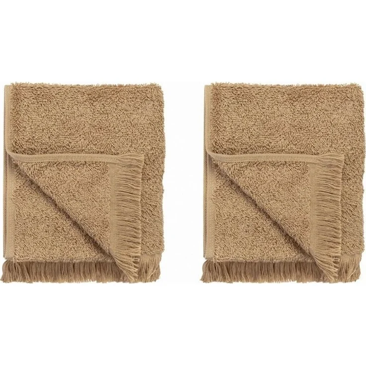 blomus Gästehandtücher -FRINO- 2er Set Luxuriöse Gästehandtücher mit Fransen-Design, (Set, 2-St), Luxuriös, Baumwolle, Fransen-Design, Pflegeleicht, 60 °C waschbar – Bild 3