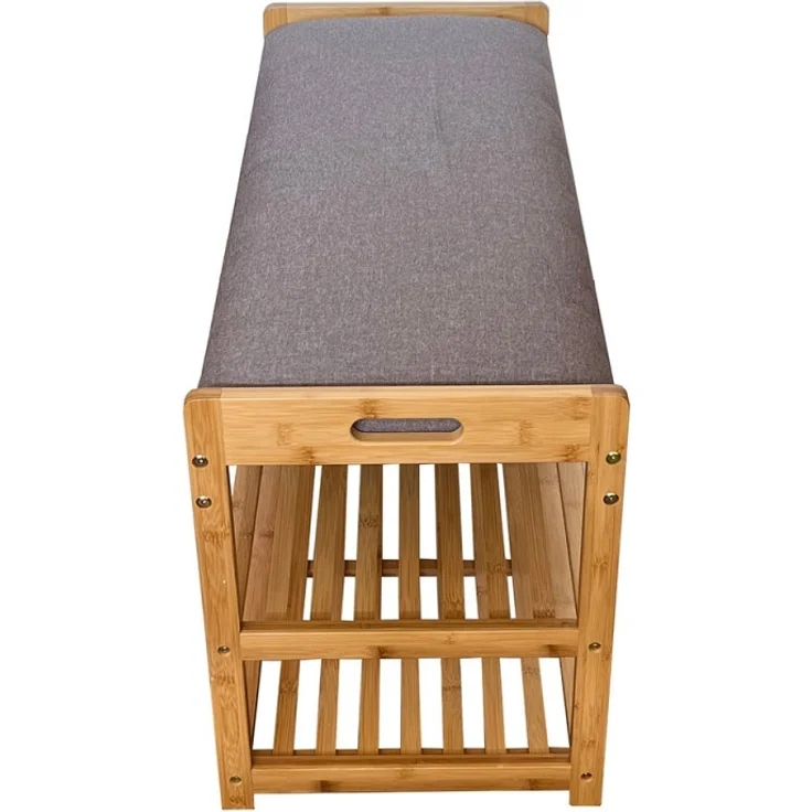 HTI-Living Schuhbank Schuhbank mit Schubfach Bambus (Stück, 1-St, 1 Schuhbank), Schuhregal – Bild 6