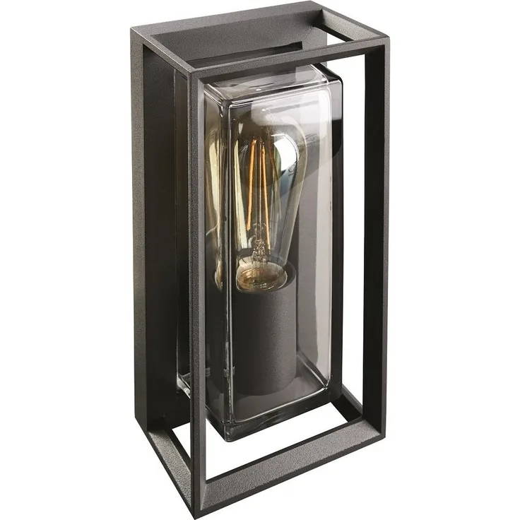 Heitronic Nr. 500615-HE Outdoor Wandleuchte Alicante anthrazit E27 IP65