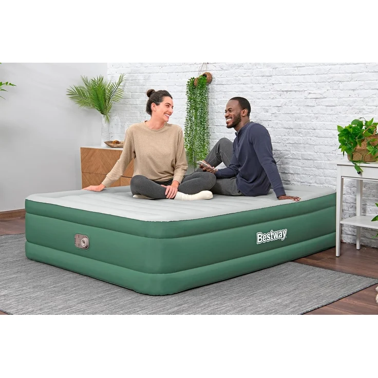 Toughlite™ TPU-Doppelluftbett mit integrierter Elektropumpe 203 x 152 x 46 cm – Bild 2