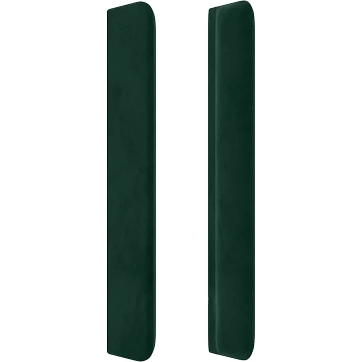 vidaXL Kopfteil mit Ohren Dunkelgrün 203x16x118/128 cm Samt Grün (Art-Nr 3119649) – Bild 4