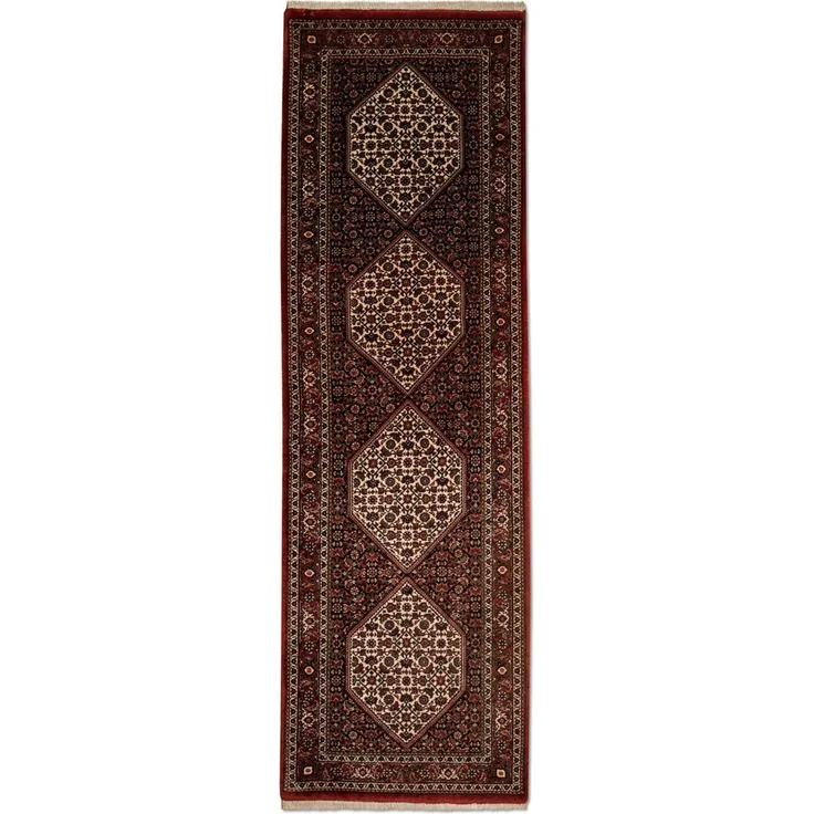 Morgenland Läufer Perser - Bidjar - Royal - 246 x 77 cm - blau
