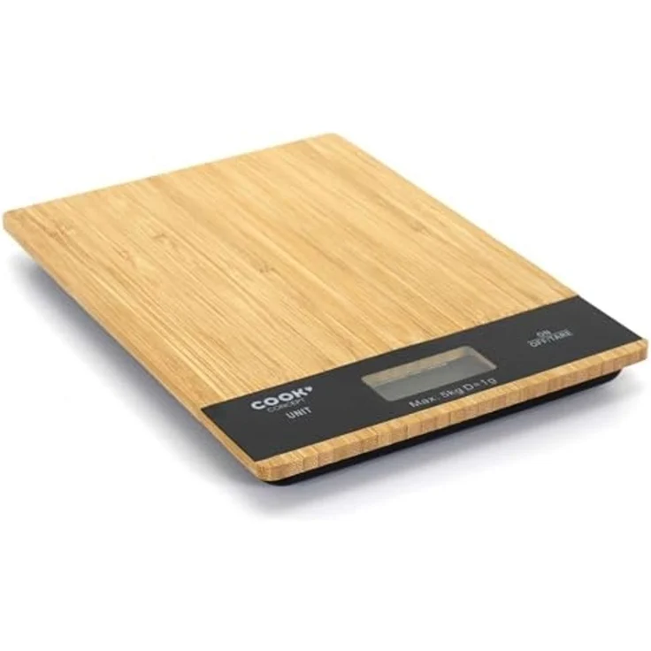 rechteckige Kuechenwaage Bambus 5kg – Bild 1