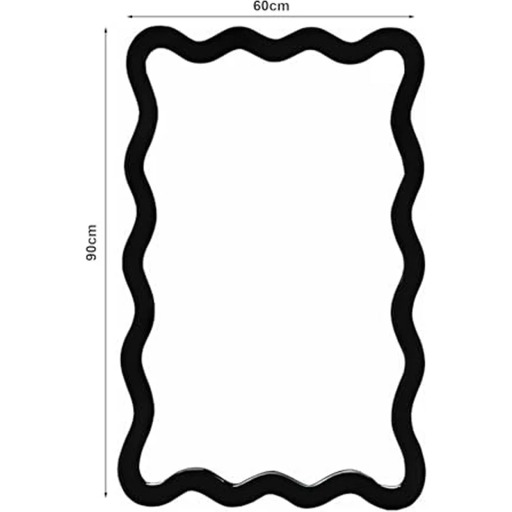 Wandspiegel Koster 90x60 cm Schwarz [en. casa] – Bild 5