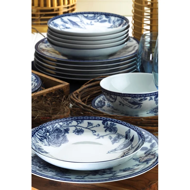 Hermia Concept Geschirr-Set Kütahya Porselen (24-tlg), 6 Personen, 100% Porzellan, Mikrowellengeeignet – Bild 2