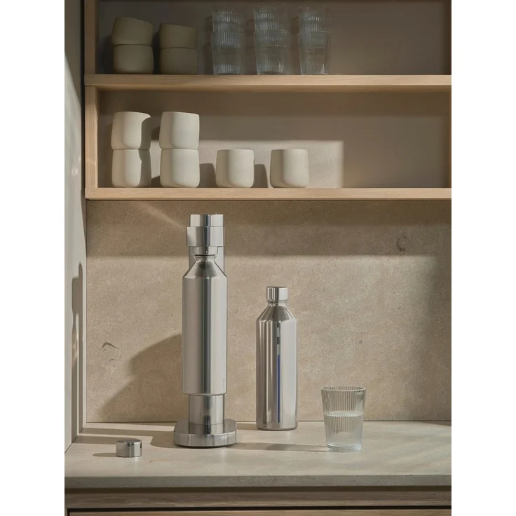 Stelton Brus Wassersprudler Flasche 1,2 L steel – Bild 2
