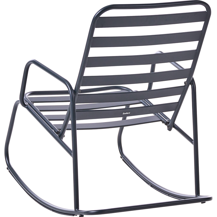 Garten-Schaukelstuhl TURI Metall Schwarz – Bild 5