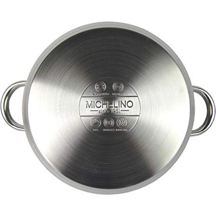 Michelino Topf-Set Kochtopfset Denver aus Edelstahl für alle Herdarten geeignet, Edelstahl (7-tlg), für alle Herdarten auch induktion – Bild 7