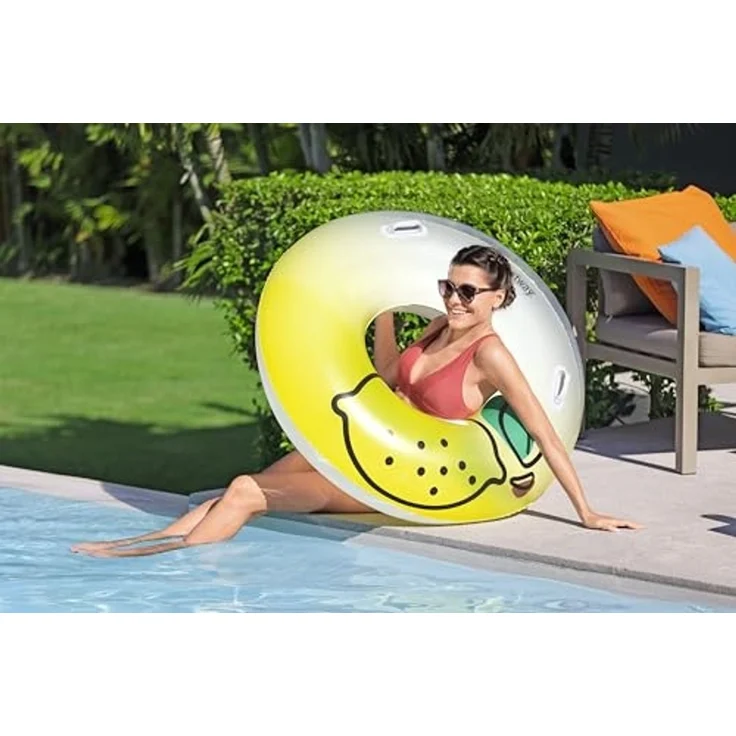 Schwimmring Zitrone Ø 99 x 31,5 cm – Bild 3