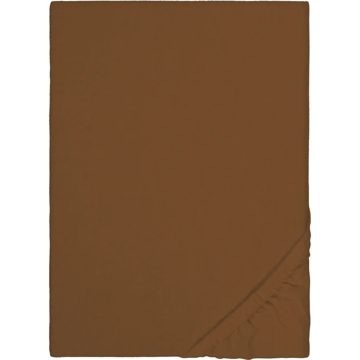 biberna Feinbiber-Spannbetttuch 0002744, chocolate, 1x 180x200 cm - 200x200 cm – Bild 5