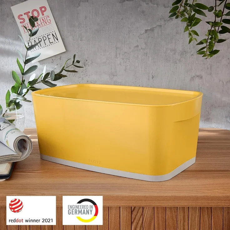 Leitz 52630019 Aufbewahrungsbox Gelb Rechteckig Kunststoff Einfarbig Gelb – Bild 4