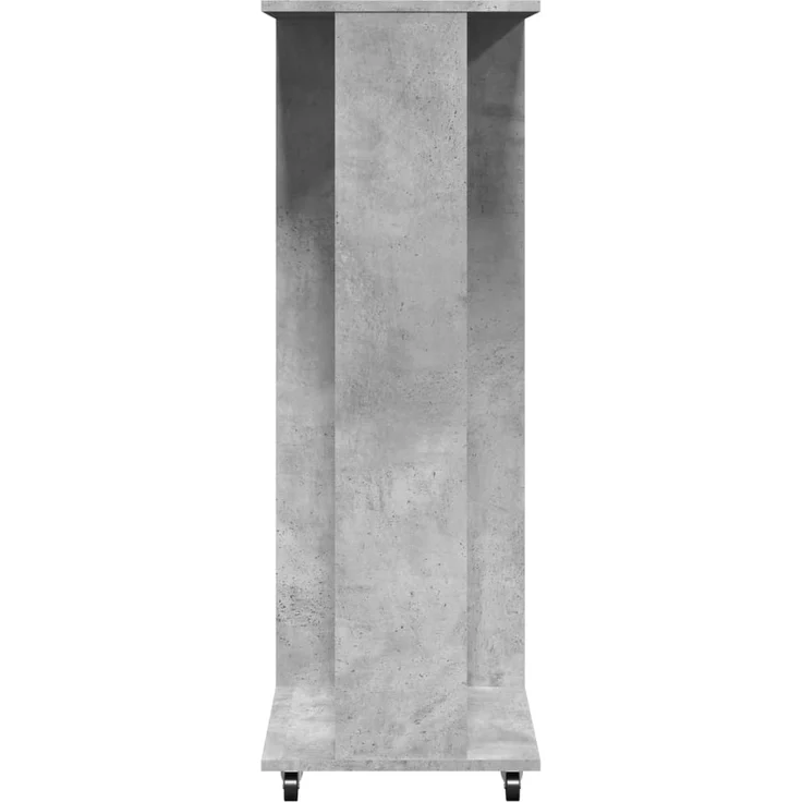 vidaXL Kleiderständer mit Rollen Betongrau 102x38x110 cm Holzwerkstoff 848034 – Bild 4