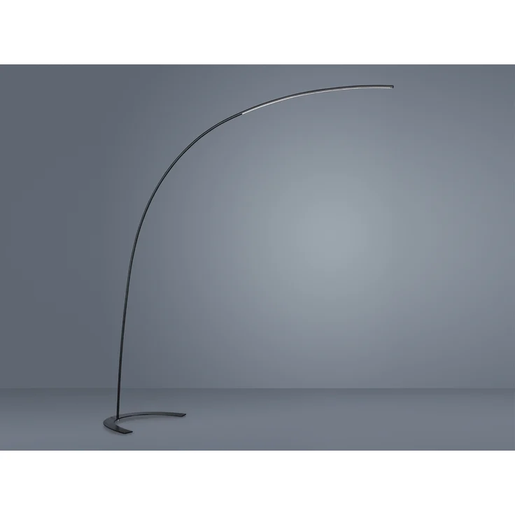 Trio Leuchten 'Shanghai' LED-Bogenlampe mit Dimmfunktion, LED fest integriert, Warmweiß, mit Fußdimmer – Bild 4