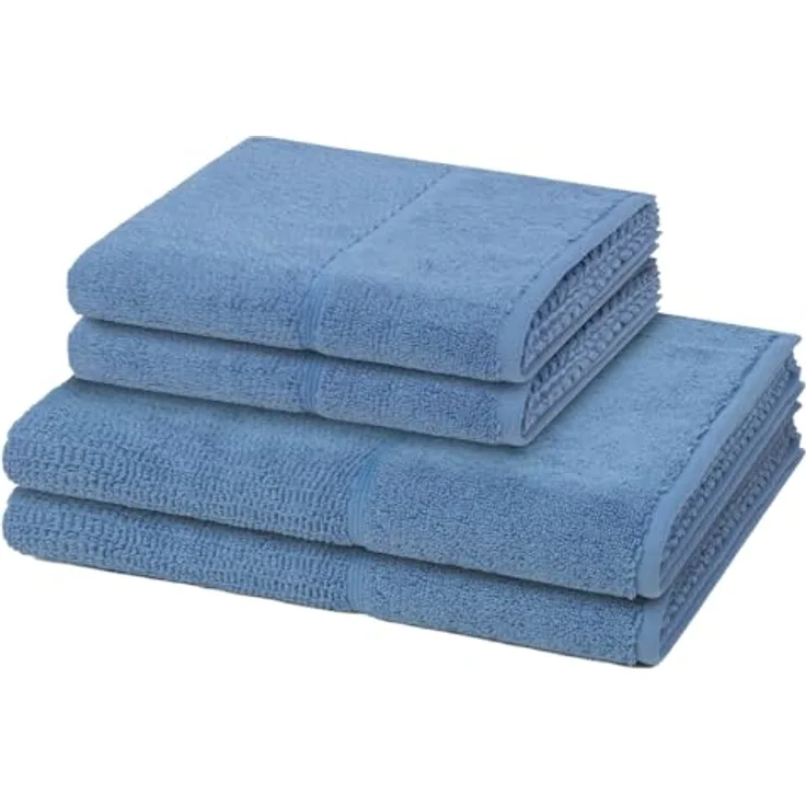 Möve for Frottana Duschtuch, Blau, 67x140 cm, extrem flauschig, saugfähig und schnell trocknend, unisex, Oeko-Tex® Standard 100