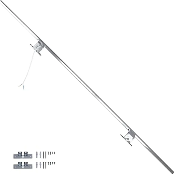 kalb Spectraline LED Badezimmerleuchte 120cm, IP44, 18W, Chrom, Warmweiß, 2221 Lumen – Bild 2