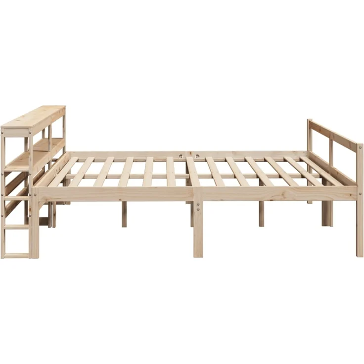 vidaXL Seniorenbett mit Kopfteil 200x200 cm Massivholz Kiefer 3305873 – Bild 5