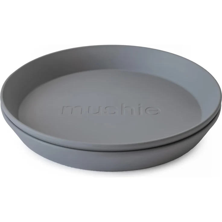Mushie Mushie -2 Round Smoke plates – Bild 1