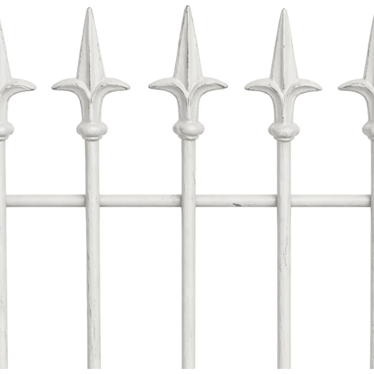 Rankgitter FREYA 2er Set - 50x0,7x100cm, Metall, Antik-Weiß | Rankhilfe Kletterpflanzen Gartendekoration – Bild 6
