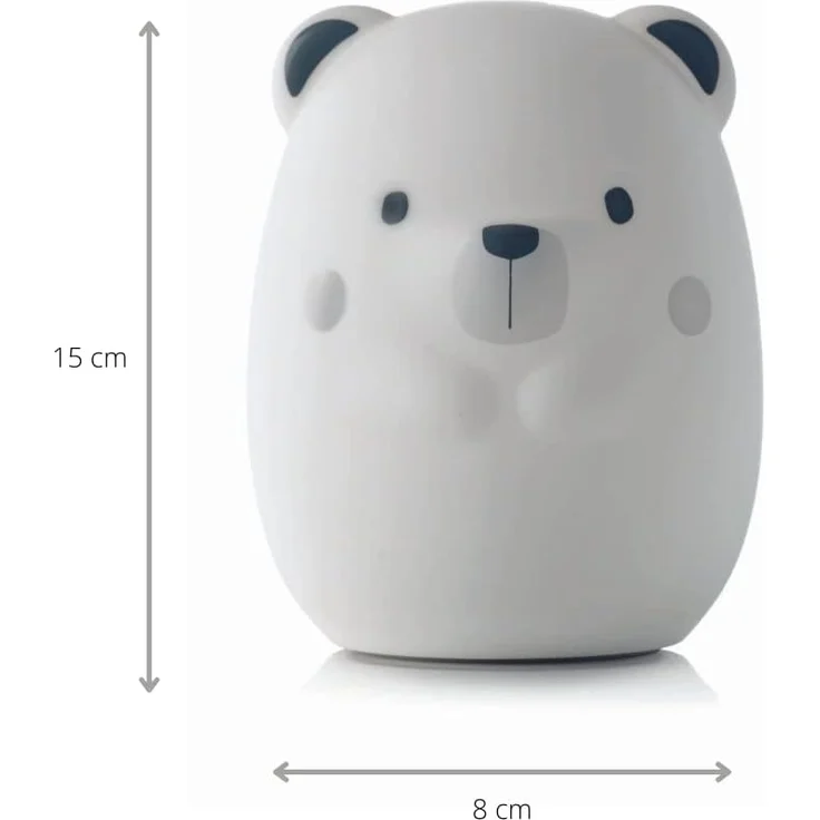 Jané Yum Bear Big, tragbares Nachtlicht, Teddybärform, zwei Lichtprogramme, Größe L – Bild 2