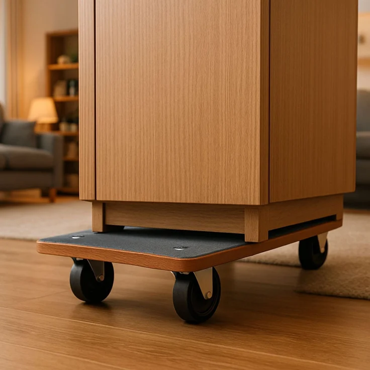 Transportroller 29x58 cm Möbelroller | Tragkraft 250 kg Rollbrett | Robuste Transporthilfe mit leichtlaufenden Schwerlastrollen für Möbel, Werkstatt, Umzug & Lager – Bild 7