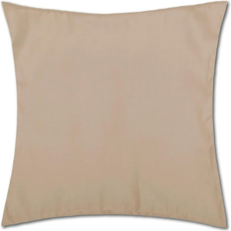 Kissenhülle Dekokissen Kissenbezug Microfaser - viele Größen und Farben Sandgrau 80 x 80 cm – Bild 1