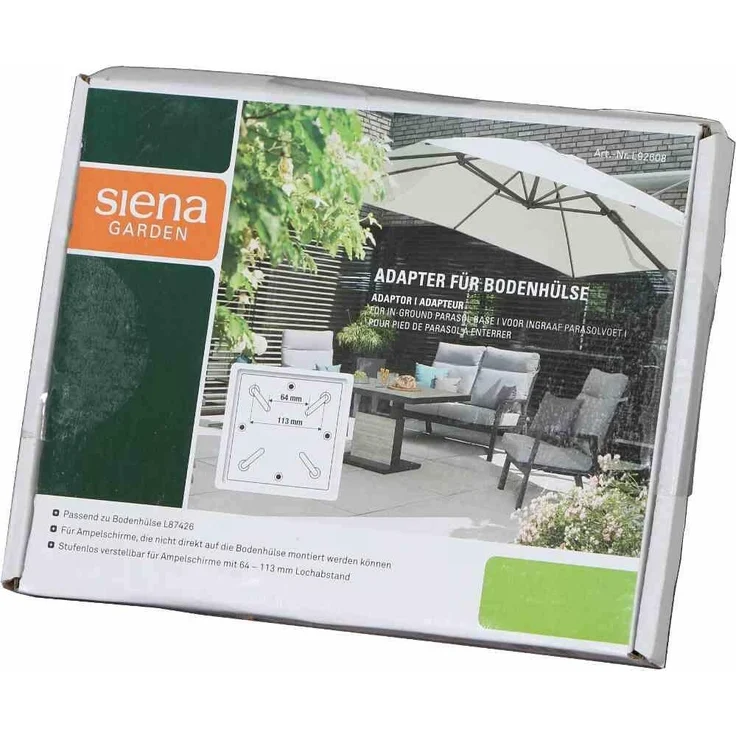 Siena Garden Adapterplatte UNIVERSAL, 64-113 mm L92608 – Bild 4