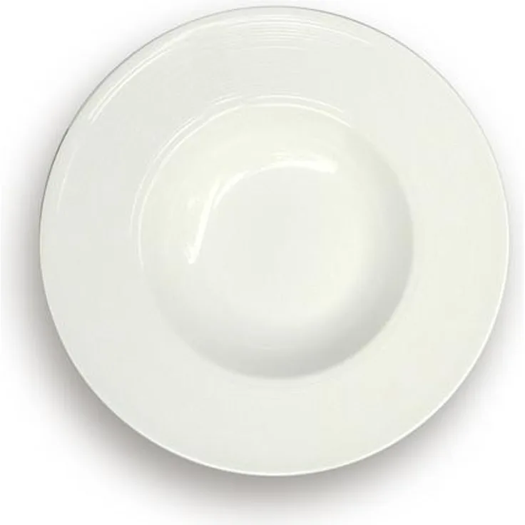 Porzellan Gourmetteller CASTELLA 28 cm mit 16 cm Spiegel / Teller / Porzellanteller / Suppenteller