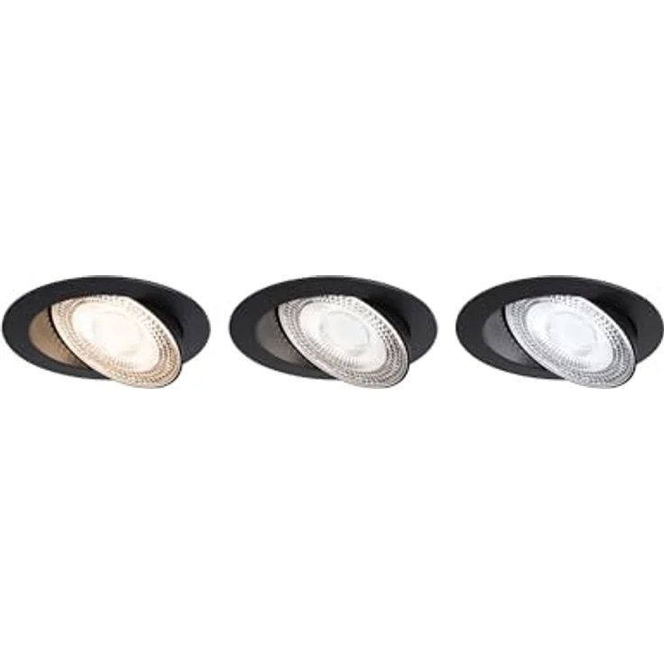Paulmann 92258 LED Einbauleuchte White Select Aumus 3er-Set Schwarz 3 Step Dimmbar – Bild 9