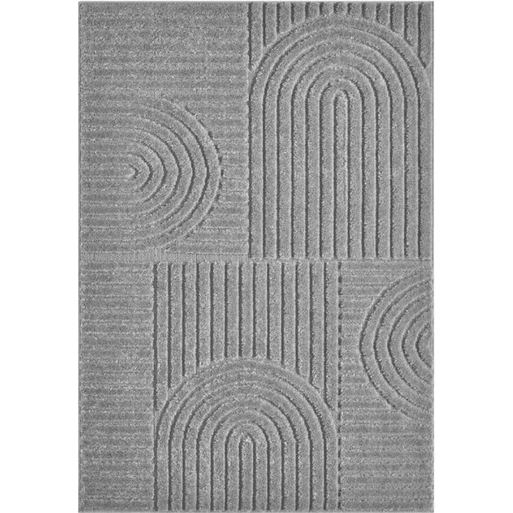 OTTO home Teppich Jonne, Boho-Design, Scandi, Designteppich, rechteckig, Höhe: 20 mm, Hoch-Tief, 3D Optik, skandinavischer Stil, Wohnzimmer, Schlafzimmer – Bild 4