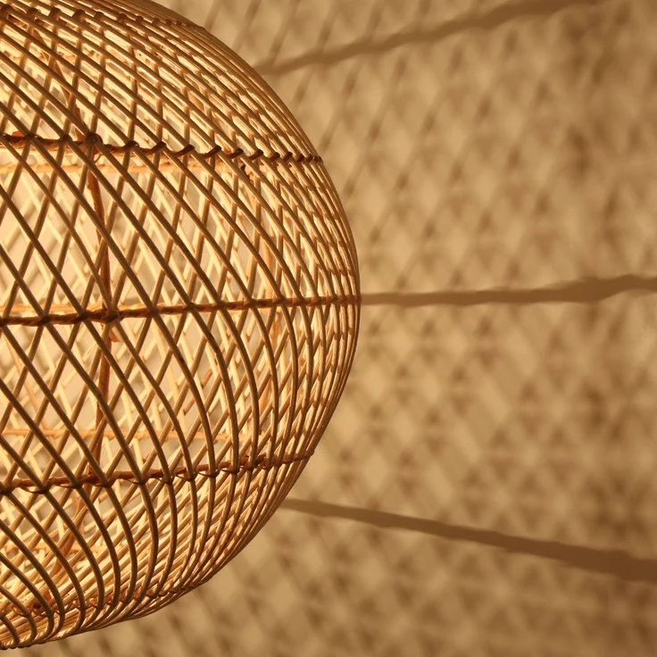 Rattan Lampe Ramia – Bild 9