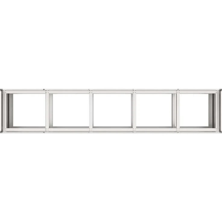 vidaXL Pflanzkübel 200x40x80 cm Edelstahl 860728 – Bild 4