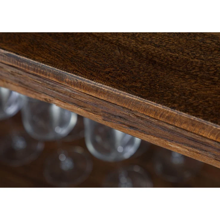 Regal Akazie / Altholz 150x35x180 braun lackiert SEVILLA #10 – Bild 4